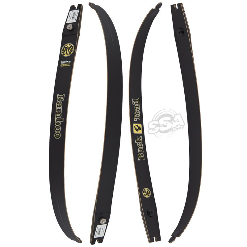 BUCKTRAIL LIMBS ILF T/D HUNTING BOWS BAMBOO BLACK MEDIUM / 62" 35lbs 19" RISER