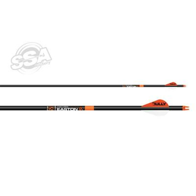 EASTON ARROWS CARBON 6.5 BOWHUNTER 340 WITH 2"BULLY VANES 72/PK