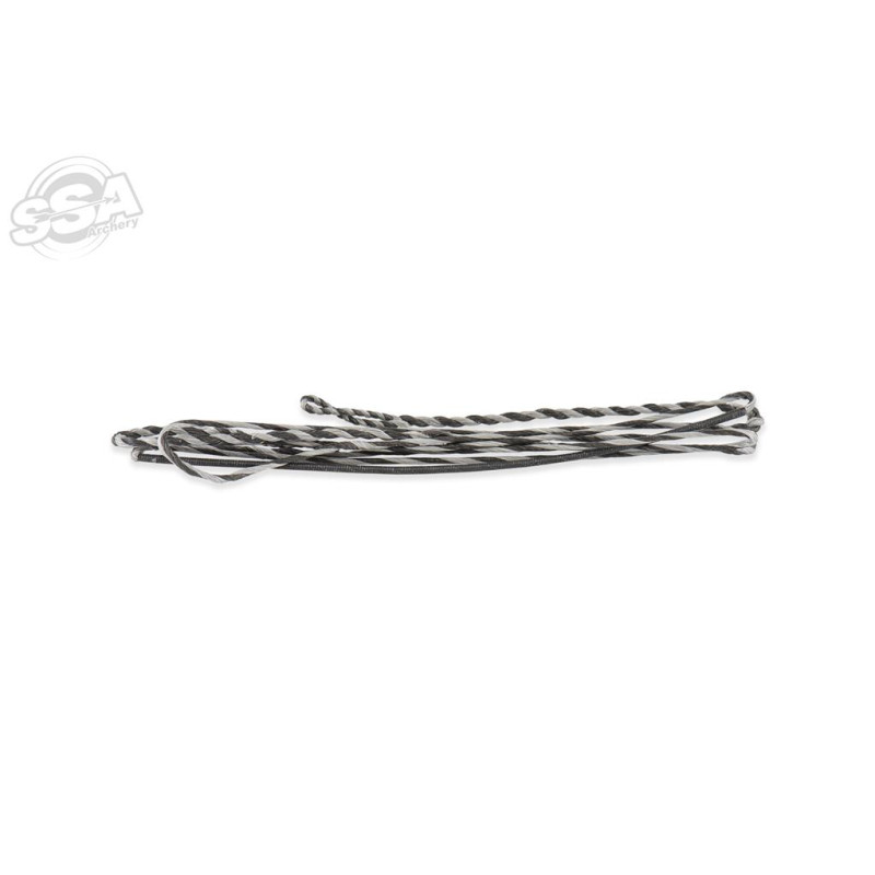 BUCKTRAIL TRADITIONAL STRINGS BCY 8125 66" 14 STRANDS FLEMISH BLACK-GREY