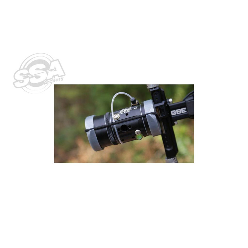 BOWFINGER CAPS & RINGS FOR 20/20 SCOPES 35MM SILVER
