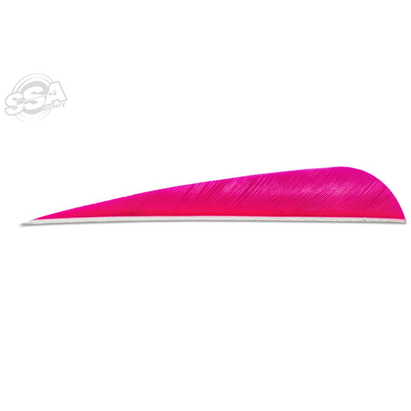 SKYLON FEATHERS ROUND 4" RW PINK 24/PK