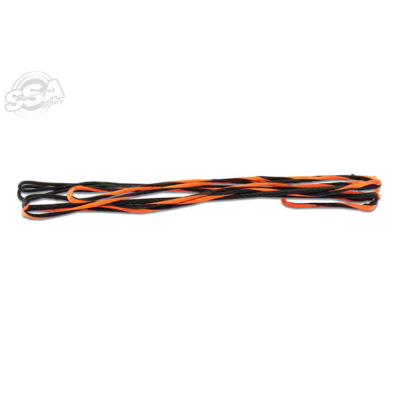 NITRO RECURVE STRINGS BCY 8125 64" 16 STRANDS BLACK/FL.ORANGE