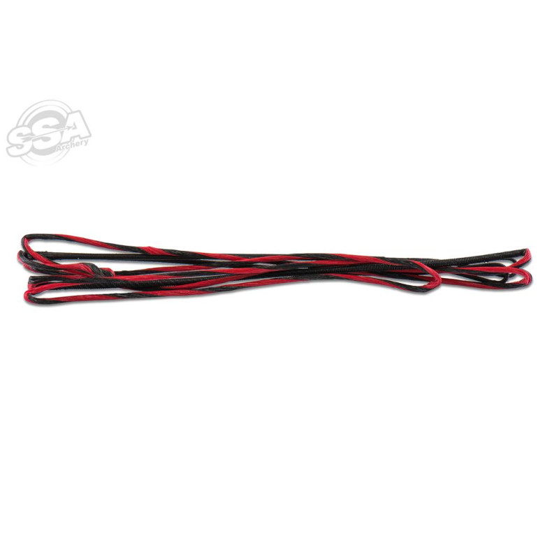 NITRO RECURVE STRINGS BCY 8125 68" 16 STRANDS BLACK/RED