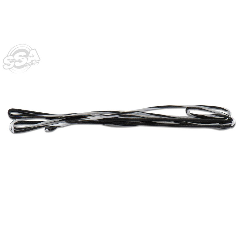 NITRO RECURVE STRINGS BCY 8125 64" 16 STRANDS BLACK/WHITE