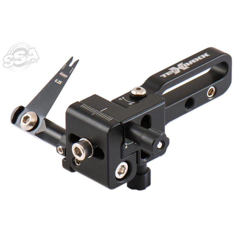 AVALON COMPOUND BLADE RESTS ADJUSTABLE EXTENSION TEC X MAXX WITH MICRO LH BLACK