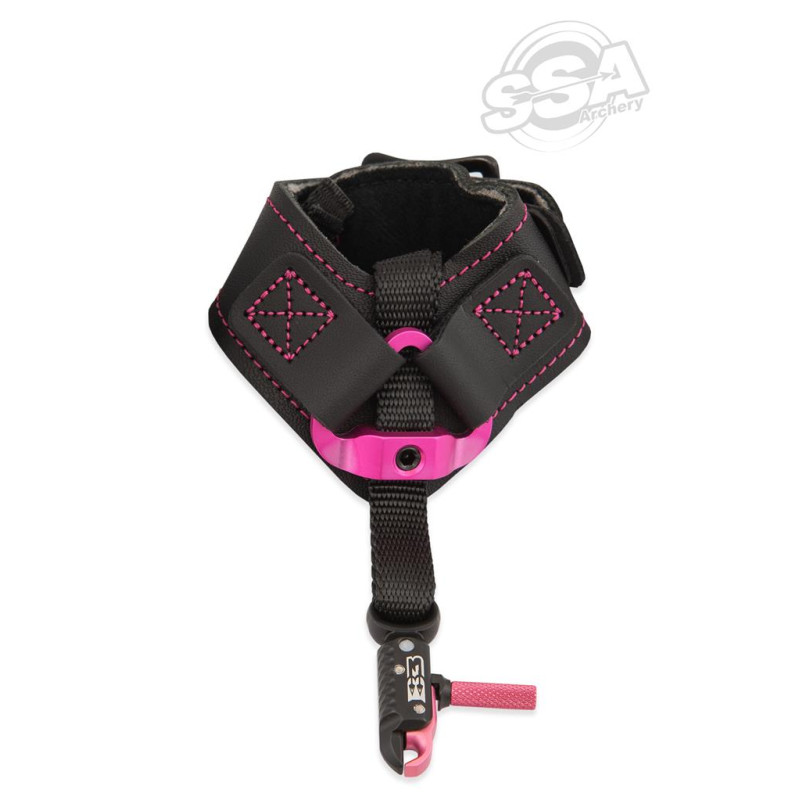 B3ARCHERY INDEX FINGER RELEASES TIGRESS FLEX - BUCKLE STRAP PINK