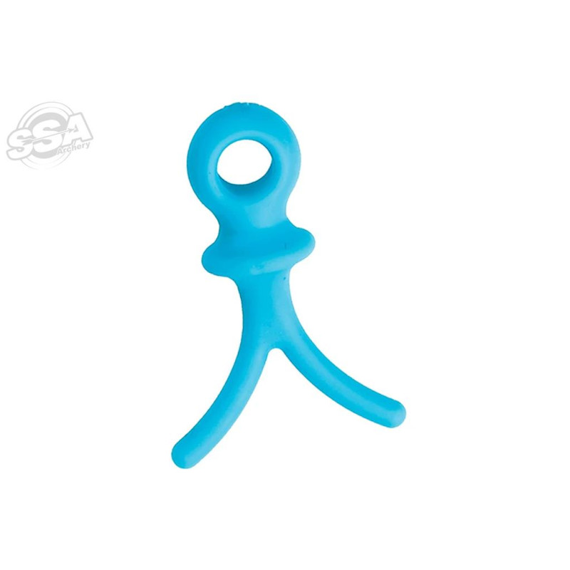 PINE RIDGE WISHBONE RUBBER STRING & CABLE DAMPENER TURQUOISE 12/PK