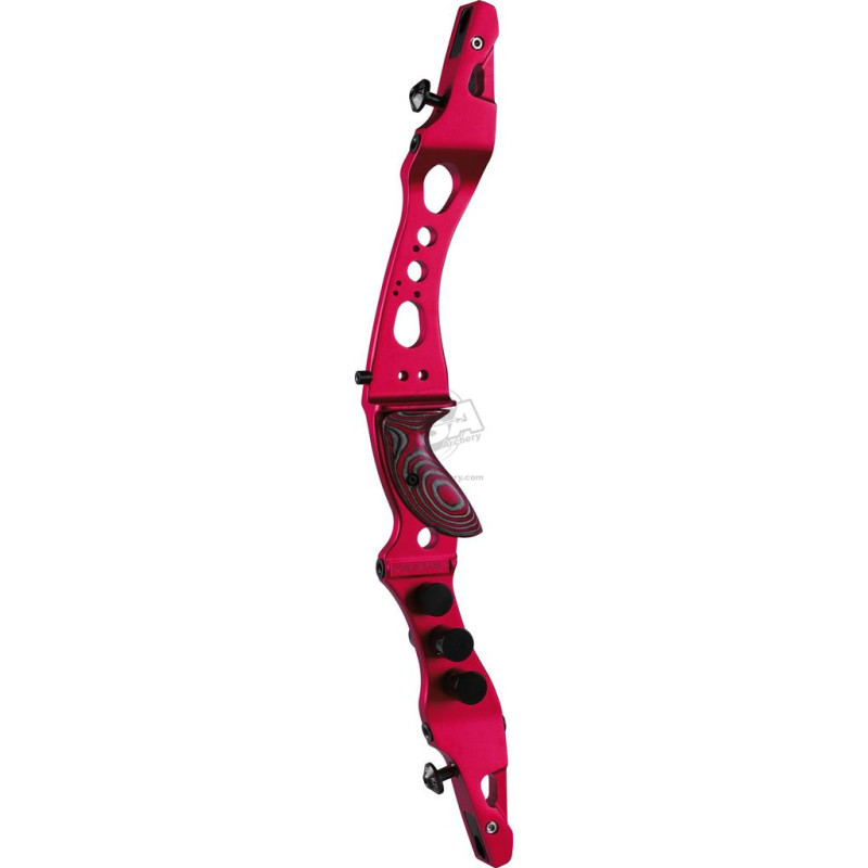 KINETIC RISERS CNC VYGO 25" RH RED WITH BLACK WEIGHT