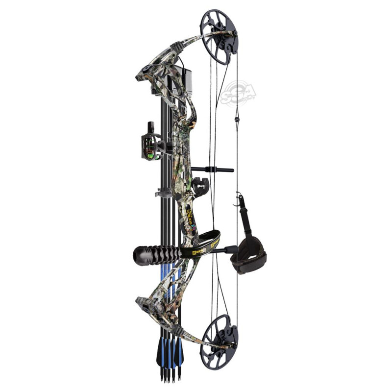 SANLIDA DRAGON X8 COMPOUND PRO PACKAGE ROTATING MOD / 10-70LBS / 18"-31" / RH / CAMO