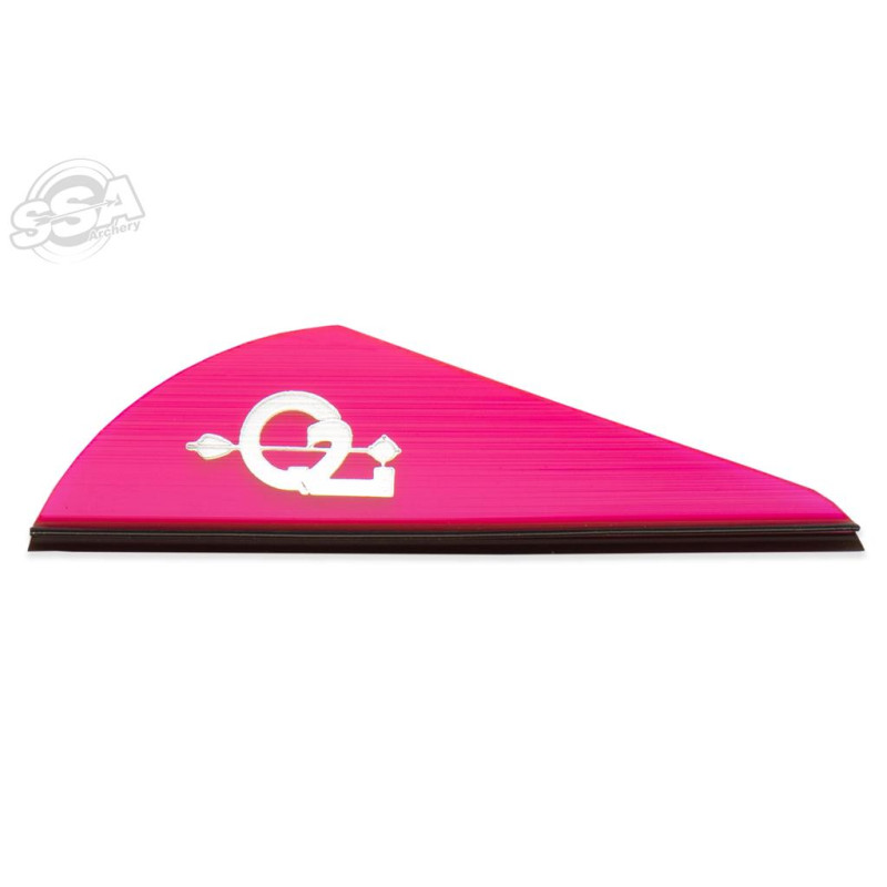 Q2ARCHERY VANES ZEON RAPT-X 2" PINK 50/PK