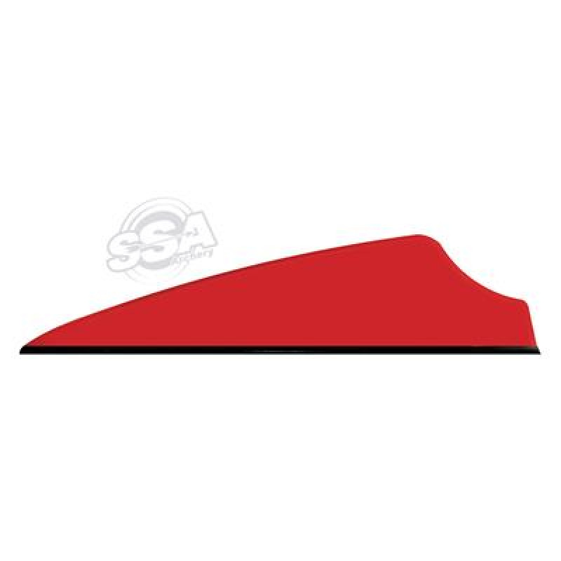 Q2ARCHERY VANES FUSION X-II SL 3.5" RED 100/PK