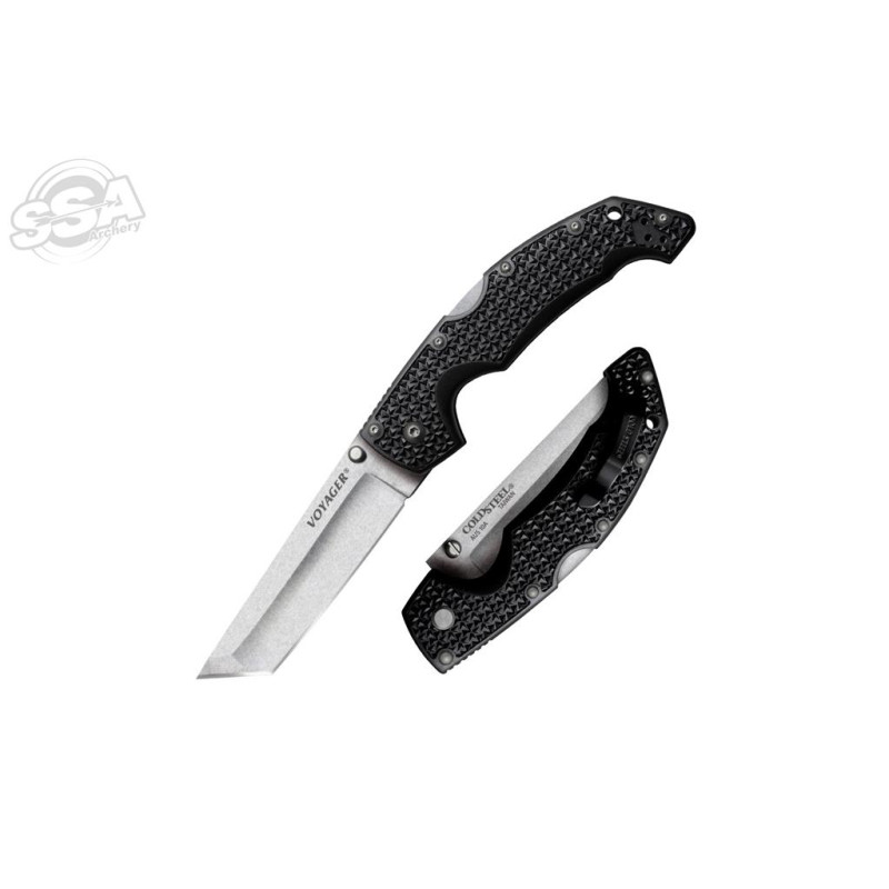 COLDSTEEL LARGE VOYAGER CLIP TANTO PLAIN - overall 23.50cm