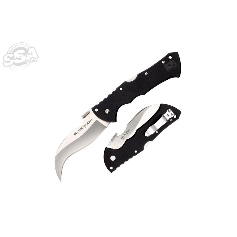 COLDSTEEL BLACK TALON FOLDER PLAIN EDGE - overall 24.13cm