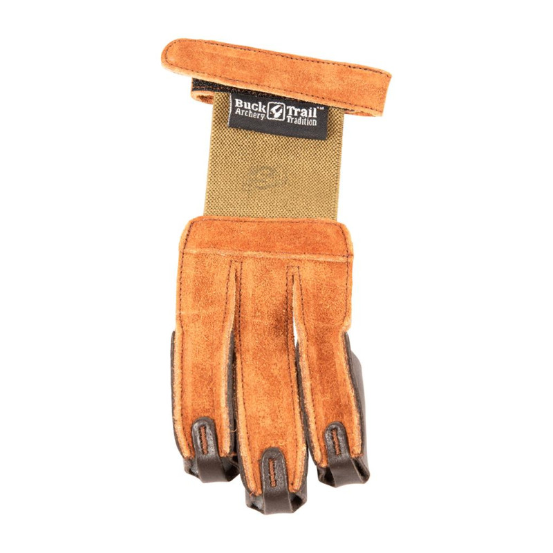 BUCKTRAIL SHOOTING GLOVES TRADITREE SUEDE LEATHER WITH PRIME FINGERTIPS LARGE