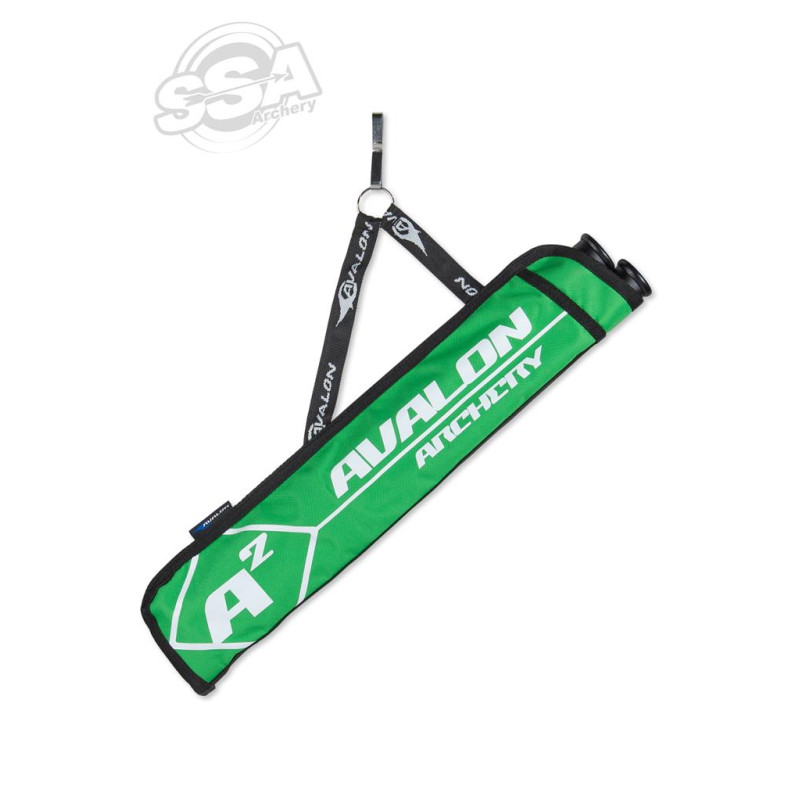 AVALON TARGET QUIVERS A2 GREEN  2TUBES WITH HOOK AMBIDEXTER