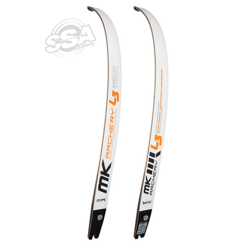 MKARCHERY MK LIMBS CARBON/WOOD L3 ILF 25"70-38 LBS 27"72-36 LBS