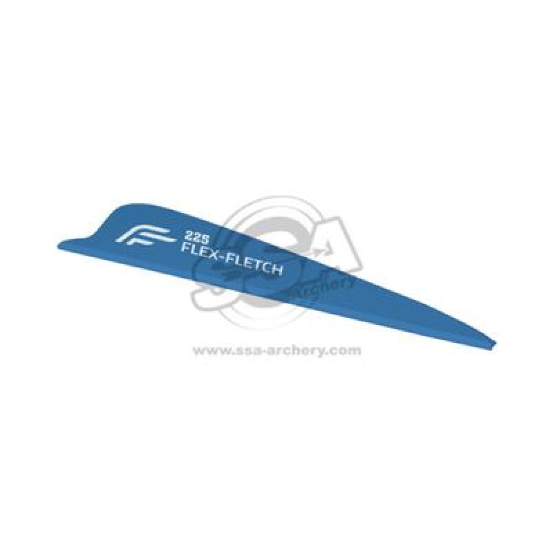 FLEXFLETCH VANES FFP-225 SHIELD FLUO BLUE 100/PK