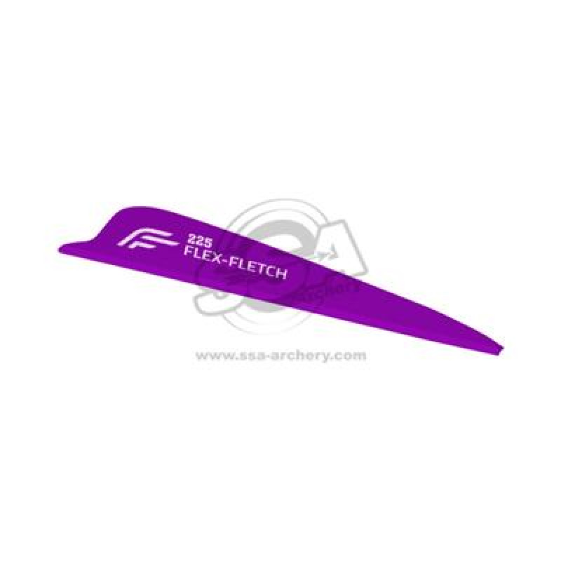 FLEXFLETCH VANES FFP-225 SHIELD PURPLE 100/PK