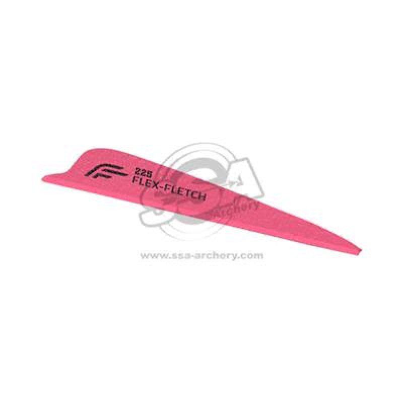 FLEXFLETCH VANES FFP-225 SHIELD PEARL PINK 100/PK