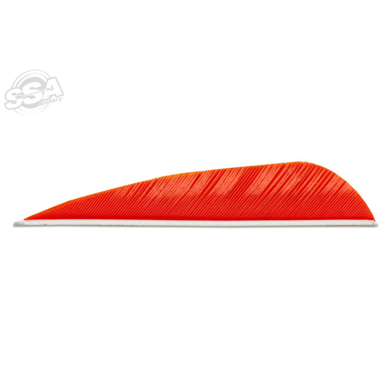 SKYLON FEATHERS ROUND 3" LW ORANGE 24/PK