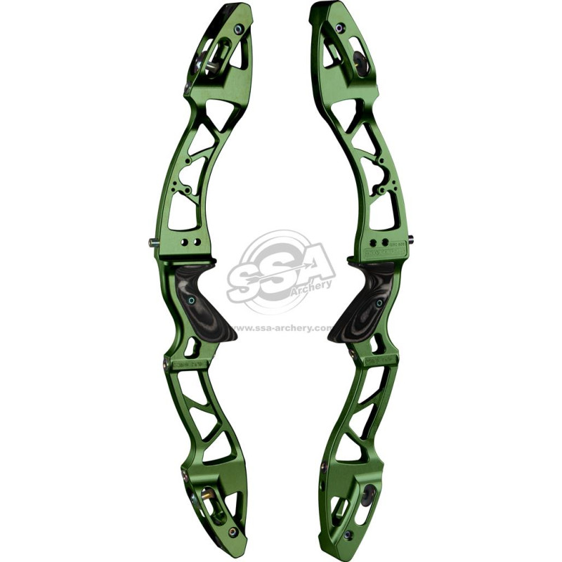 KINETIC RISERS CNC  SOVREN 25"  RH ANODIZED DARK GREEN