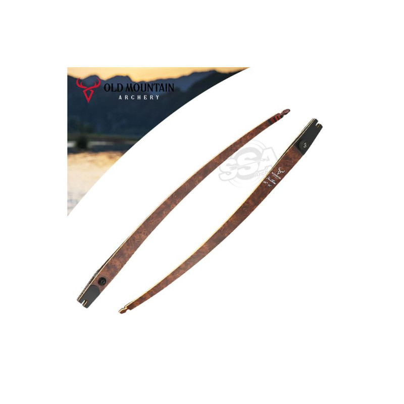 OLD MOUNTAIN LIMBS ILF T/D LONGBOW PANTHER 62" 60lbs 17" RISER