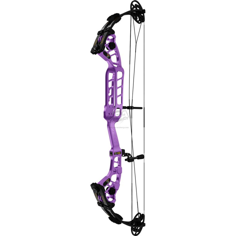 SANLIDA COMPOUND HERO 10 II 37" SMALL CAM 50-60LBS 24-26.5" RH ANODIZED PURPLE