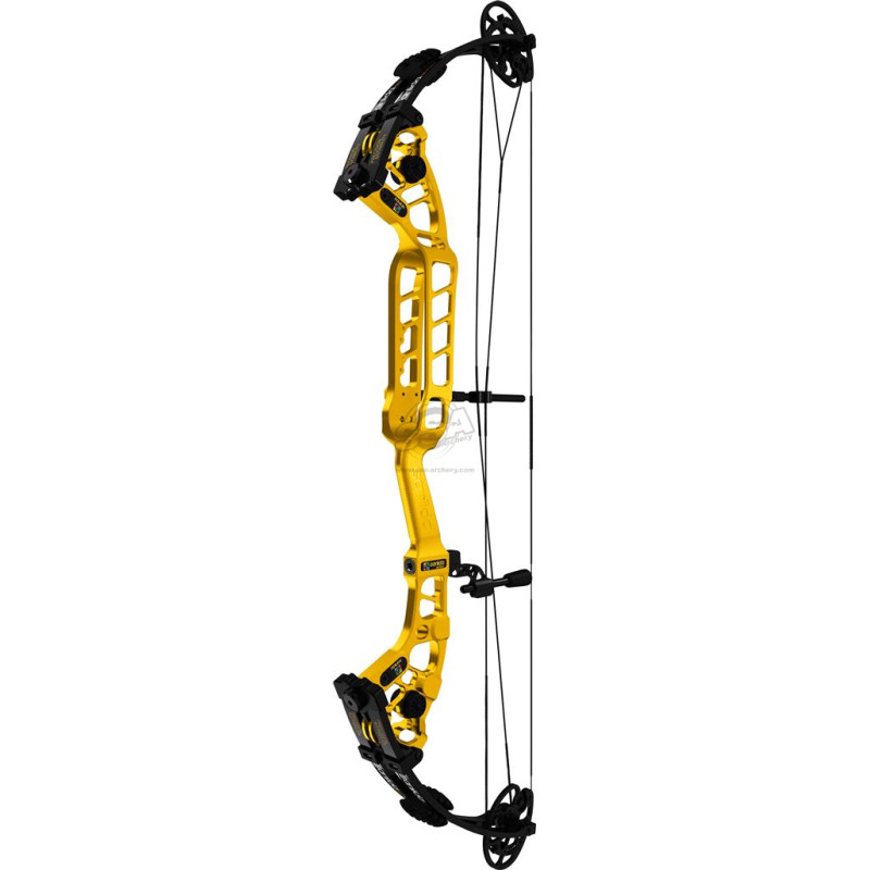 SANLIDA COMPOUND HERO 10 II 37" BIG CAM 40-50LBS 28.5-31.5" RH ANODIZED GOLD