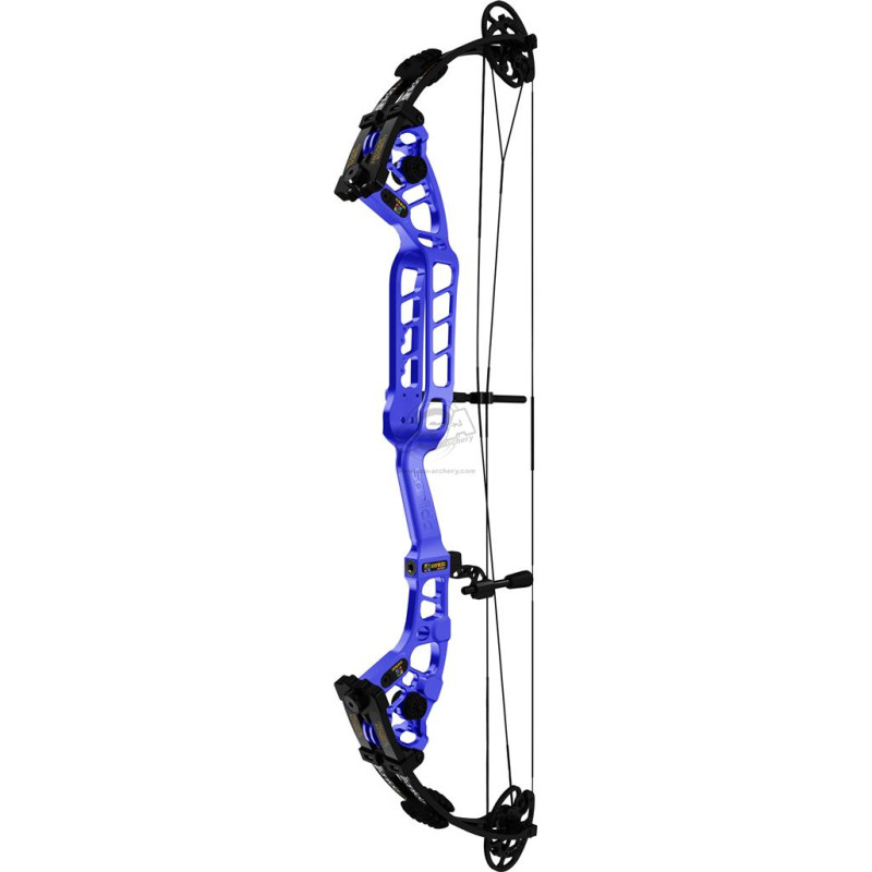 SANLIDA COMPOUND HERO 10 II 37" BIG CAM 50-60LBS 28.5-31.5" RH ANODIZED COBALT BLUE