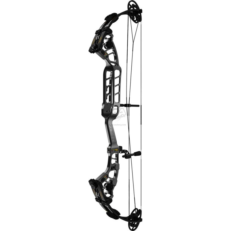 SANLIDA COMPOUND HERO 10 II 37" BIG CAM 50-60LBS 28.5-31.5" RH ANODIZED BLACK