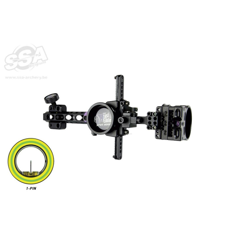 SPOTHOGG HUNTING & 3D SIGHTS FAST EDDIE XL MRT / 1 PIN .019" MICRO LH BLACK
