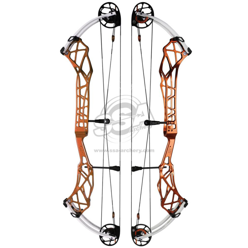 TOPOINT COMPOUND X40 LARGE CAM ROTATING MOD 35-50LBS 27"-31" LH ANODIZED ORANGE