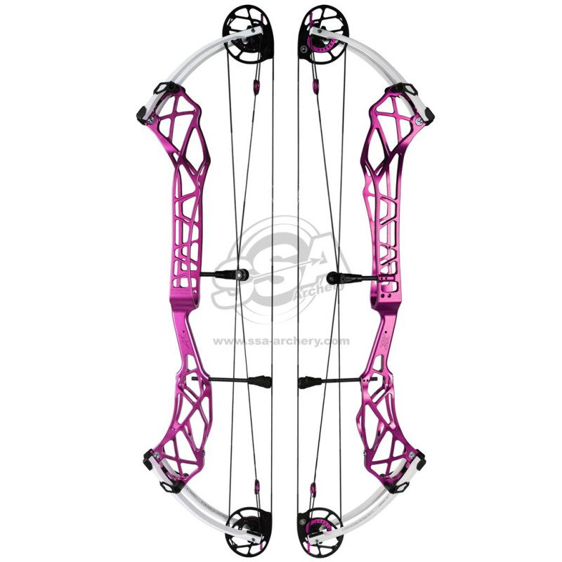 TOPOINT COMPOUND X40 LARGE CAM ROTATING MOD 45-60LBS 27"-31" RH ANODIZED PINK
