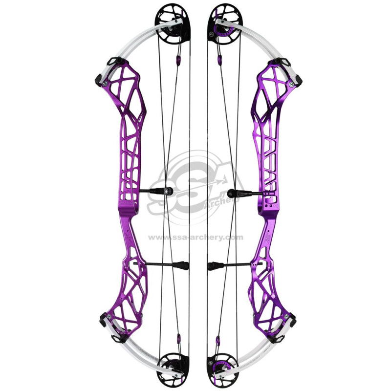 TOPOINT COMPOUND X40 LARGE CAM ROTATING MOD 25-40LBS 27"-31" LH ANODIZED PURPLE