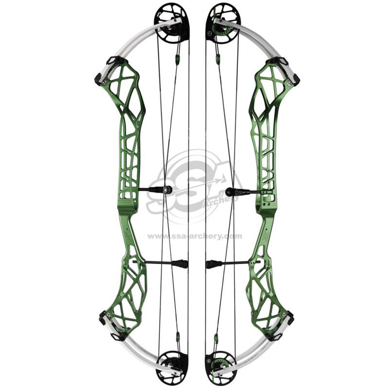 TOPOINT COMPOUND X40 LARGE CAM ROTATING MOD 35-50LBS 27"-31" LH ANODIZED DARK GREEN
