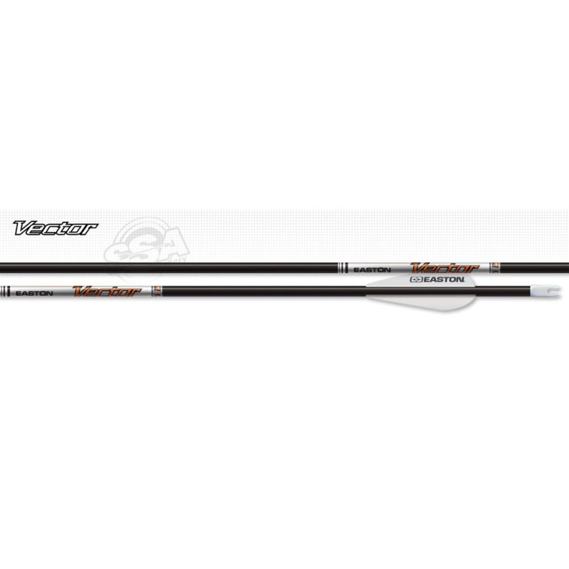 EASTON ARROWS VECTOR 800 WITH 2.3" VANES 29.75" W/ SEPERATE POINT 12/PK