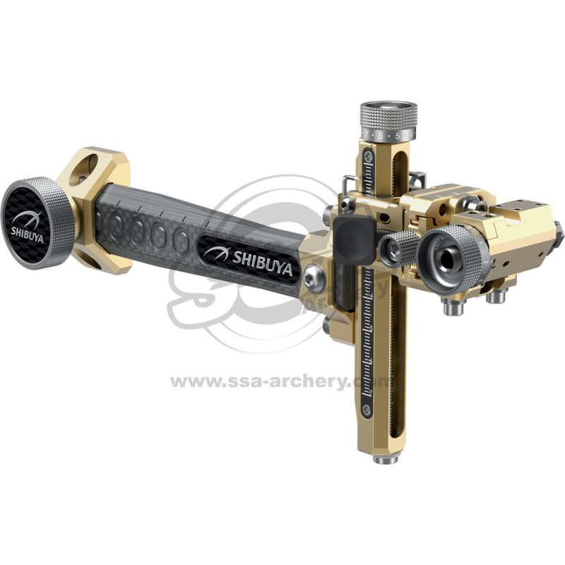 SHIBUYA COMPOUND SIGHTS ULTIMA CP PRO 400-6" CARBON LH GOLD